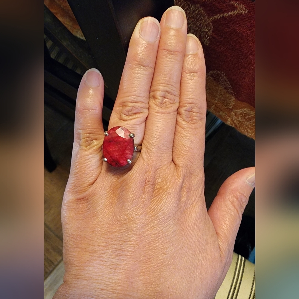 925 Ruby Ring - image 8